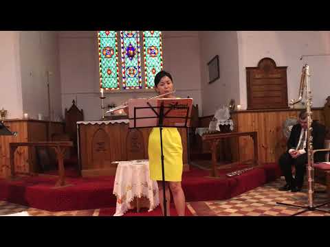 Katie Kim plays C P E Bach Solo Sonata a minor