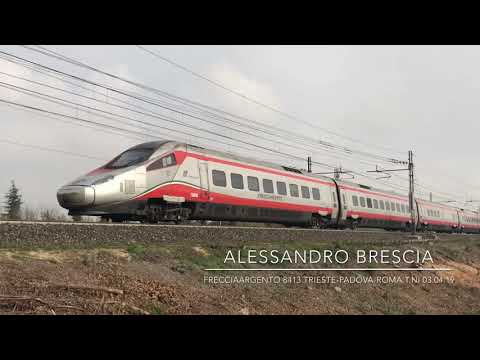 TRENITALIA FRECCIARGENTO 8413 TRIESTE C.le 06:44-PADOVA 08:53-ROMA T.ni 12:10 - 03.04.2019