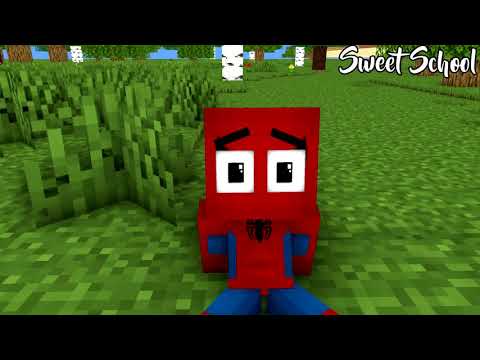 Monster School  Spiderman Life Bad Family  Sad Story   Minecraft Animation