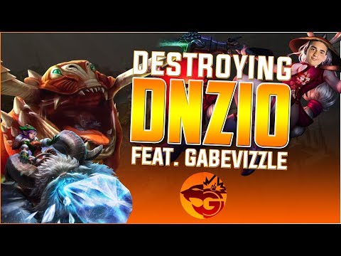 DESTROYING DNZIO WITH GRUMPJAW ft. gabevizzle - Vainglory 5v5