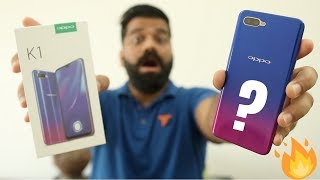 OppoK1Unboxing&FirstLook-CheapestIn-DisplayFingerprintScanner🔥🔥🔥