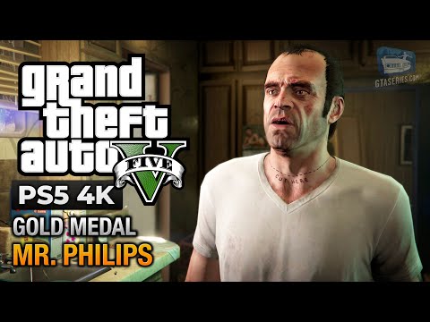 GTA 5 PS5 - Mission #19 - Mr. Philips [Gold Medal Guide - 4K 60fps]