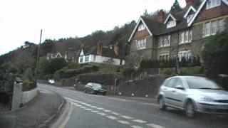 preview picture of video 'Driving Along Peachfield Road & Wells Road, Malvern Wells, Worcestershire, UK 10th December 2010'