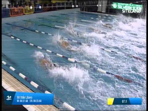 Serie 3 dei 50 Stile Libero Juniores M - 7° Trofeo SOGEIS Montichiari