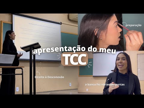 MINHA APRESENTAÇÃO DO TCC | curso de Direito