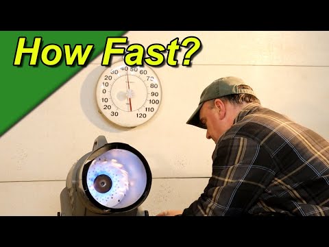 Dyna-Glo Delux Propane Heater Hook Up and First Start