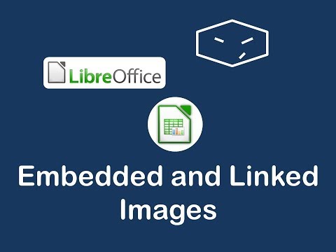 libreoffice calc insert embedded and linked images