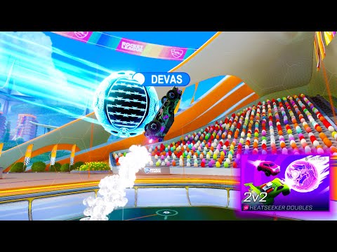 Playing Heatseeker Doubles in Casual! (Rocket League Heatseeker)