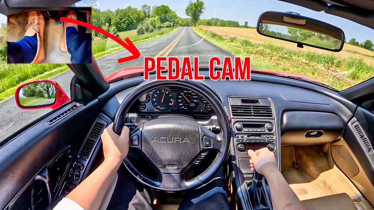 1996 Acura NSX-T • POV Driving Experience • Pedal Cam