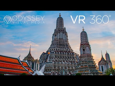 Wat Arun Bangkok Virtual Tour VR 360° Travel Experience Bangkok Thailand บางกอก ประเทศไทย