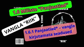 1.6.1 Panjaatiad* – vangla kirjutamata seadused - Audioraamat