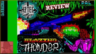 Blazing Thunder - on the ZX Spectrum 48K !! with Commentary