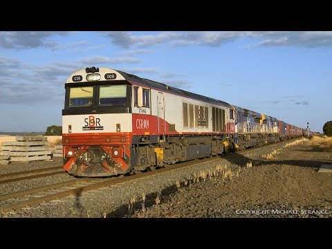 9721V SCT/SBR Melbourne To Dooen (Horsham) Container Train - PoathTV Australian Railways