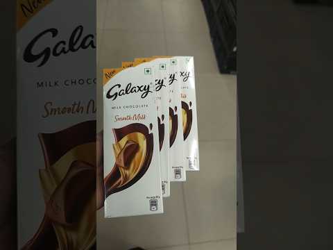 GALAXY Milk chocolate 🍫🤍🤎smooth milk 🤤😋🥳😘💫#chocolate #viral #new #youtubeshorts #trending #yt
