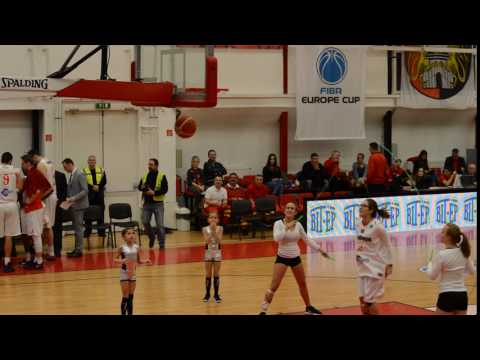 Egis Körmend-Elan Chalon meccsen az ugrókötles lányok