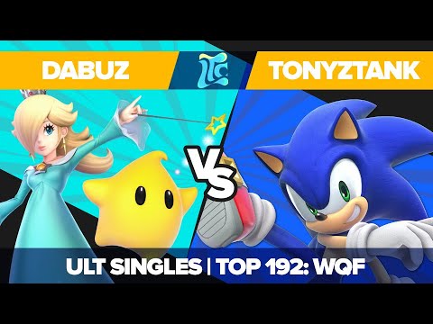 Dabuz vs TonyZTank - Ultimate Singles Top 192: WQF - Low Tide City | Rosalina vs Sonic