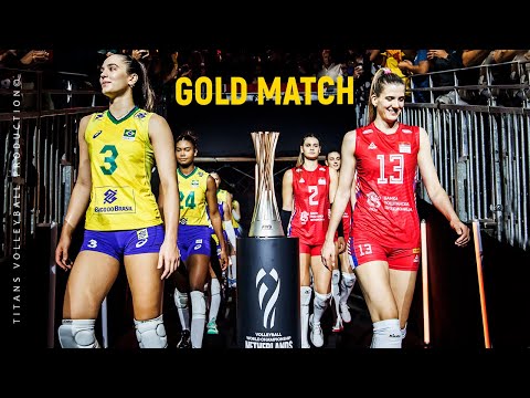 Unbelievable Volleyball Actions - Brazil vs Serbia GOLD Match World Championship 2022