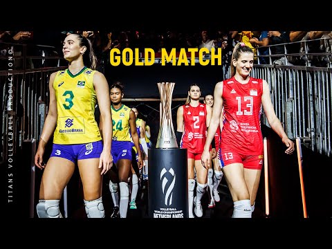 Unbelievable Volleyball Actions - Brazil vs Serbia GOLD Match World Championship 2022