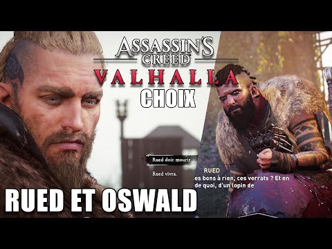 ASSASSIN'S CREED VALHALLA : CHOIX : RUED ET OSWALD (Conséquences / Différences) MOURIR OU VIVRA