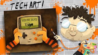 I made tech art - FOR CHARITY!