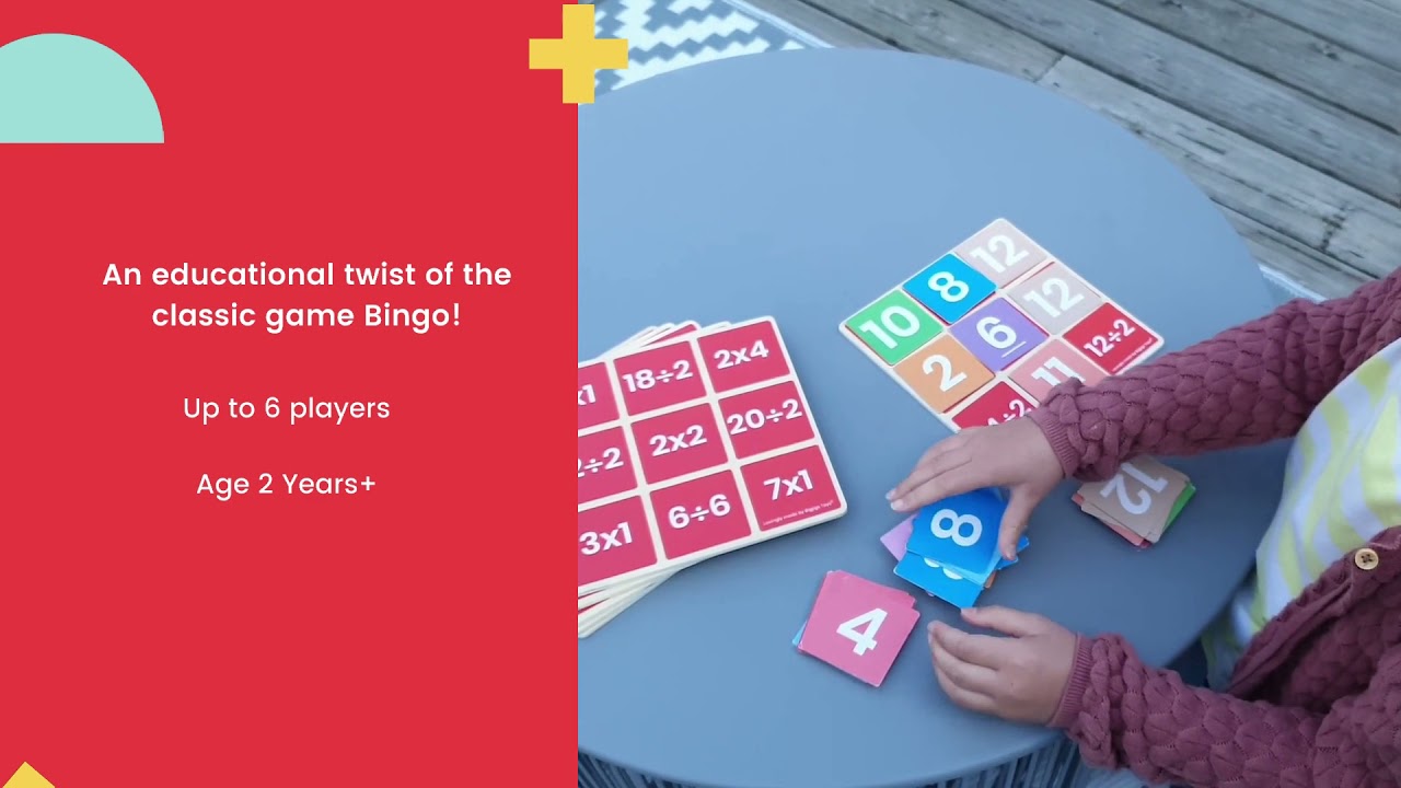 Bigjigs Toys Matematické bingo Sčítanie a odčítanie