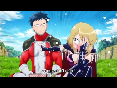 Red Gelatto and Princess Reaper fighting | Love After World Domination | (恋は世界征服のあとで) | Episode 1