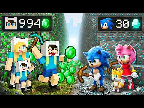 ENES AİLE VS BEBEK SONİC AİLE MADEN KAPIŞMASI 😨 Minecraft