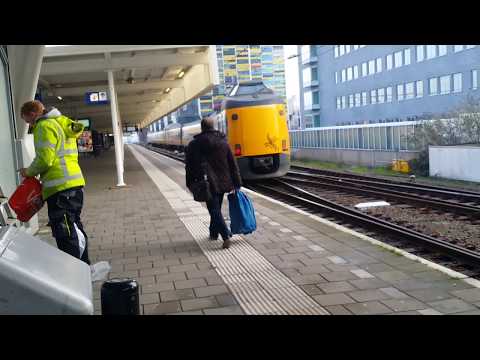 Intercity Train Towards Groningen, Leiden Centraal Station (02-03-2018) - Leiden, The Netherlands