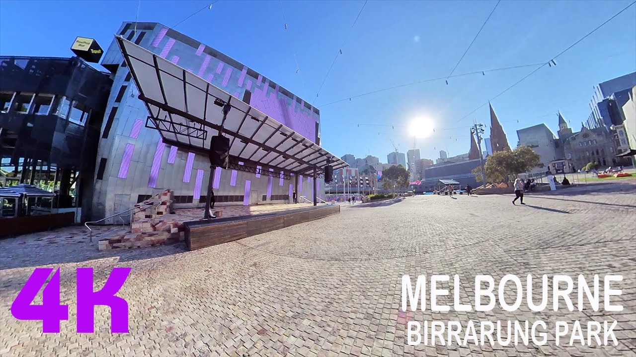 Experience an immersive walking tour across Birrarung Marr.