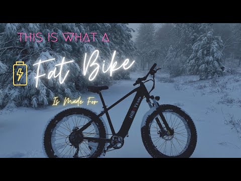 Hiboy P6 Fat Tire e-Bike Snow Review | How does this powerful e-bike handle the snow?