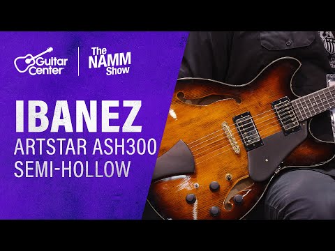 NEW Ibanez Artstar ASH300 Semi-Hollow Guitar Demo | NAMM 2026