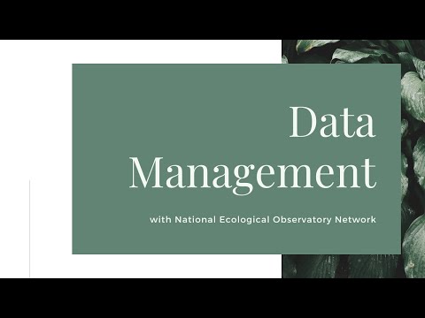 Data Management with NEON Small Mammals