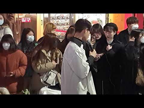 맥스(MAXXAM(MYM))-오새봄(OhSaeBom)/ _지마(X1-MA) - PRODUCE X 101  20200209 홍대버스킹