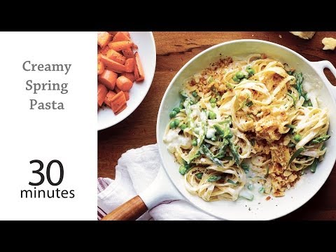 How to Make Creamy Spring Pasta | MyRecipes