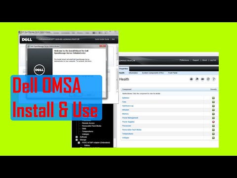 Step By Step Install & Use Dell OMSA Tutorial