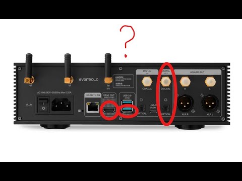 Eversolo DMP-A6: Digital Outputs / Which to use for a DAC or AVR.  #eversolo #streamer #hiresaudio
