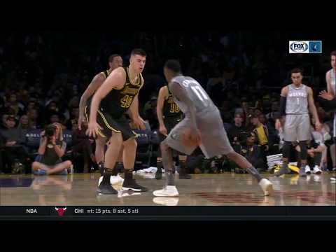 Jamal Crawford STREET NO LOOK PASS to Butler! Vs Lakers 6 April 2018