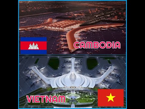 Novo Aeroporto Internacional de PhnomPenh CAMBOJA vs Aeroporto Internacional Long Thanh VIETNÃ