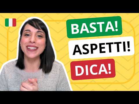 ESSENTIAL Italian COMMANDS You Need to Know for Traveling in Italy