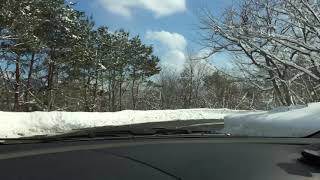 スキー場帰りの動画…