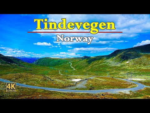 Tindevegen Pass In Norway 🇳🇴 | Scenic Road Trip In Stunning 4K