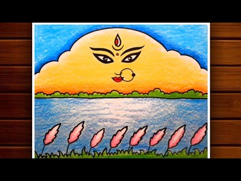 Easy Durga Puja Drawing