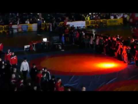 Utrecht 44. Easter Wrestling Tournament  2014 - Einmarsch RG Hausen-Zell