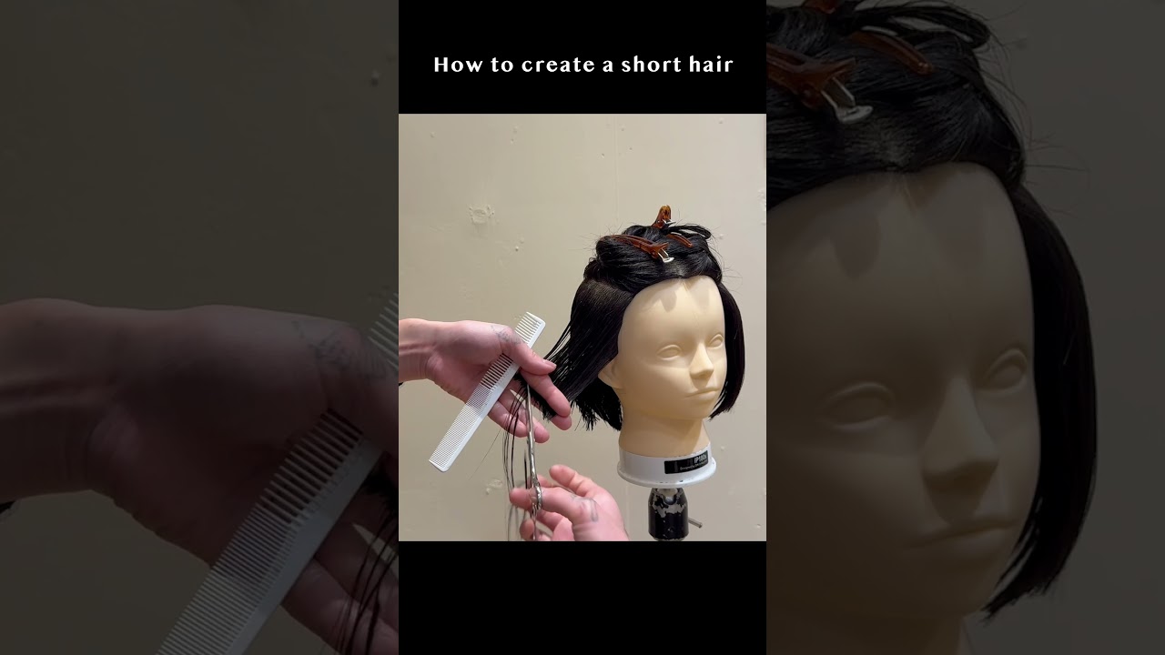 How to create a short hair with pixie haircut vibe #pixiehaircut