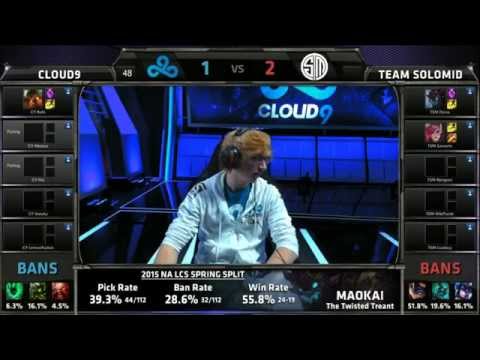 TSM vs Cloud 9 | Game 4 Grand Finals S5 NA LCS Spring 2015 playoffs | Team Solomid TSM vs C9 G4