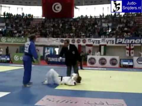 Judo 2009 Tunis: Roberge (CAN) - Louette (FRA) [-78kg].