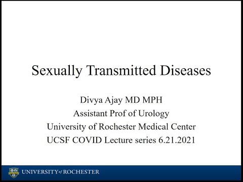 6.21.2021 Urology COViD Didactics - Sexually Transmitted Diseases