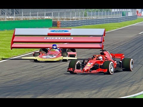 Ferrari F1 2018 vs Lotus F1 1971 Monster - Monza