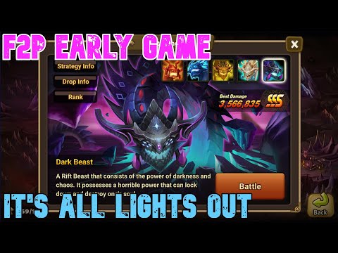 SSS Dark Rift Beast Team! Summoners War