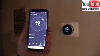How to lock Nest Thermostat temperatures settings, Nest child lock feature